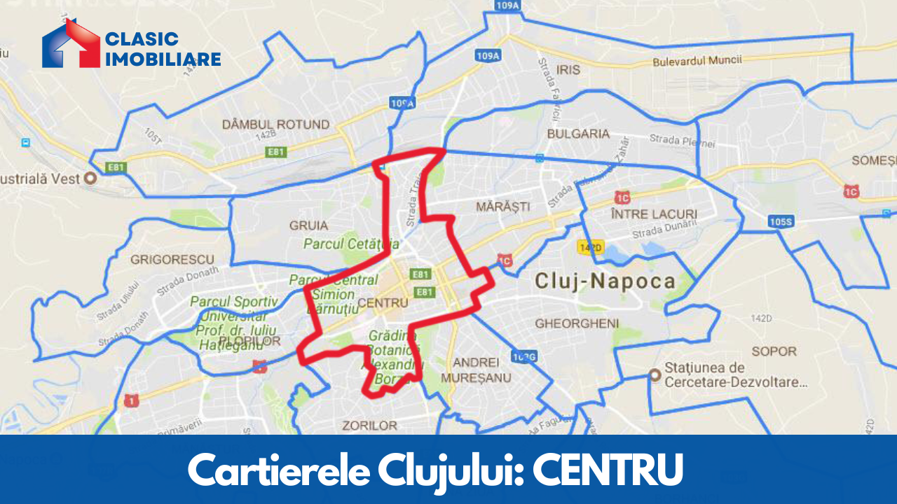 Cartierele Clujului: CENTRU