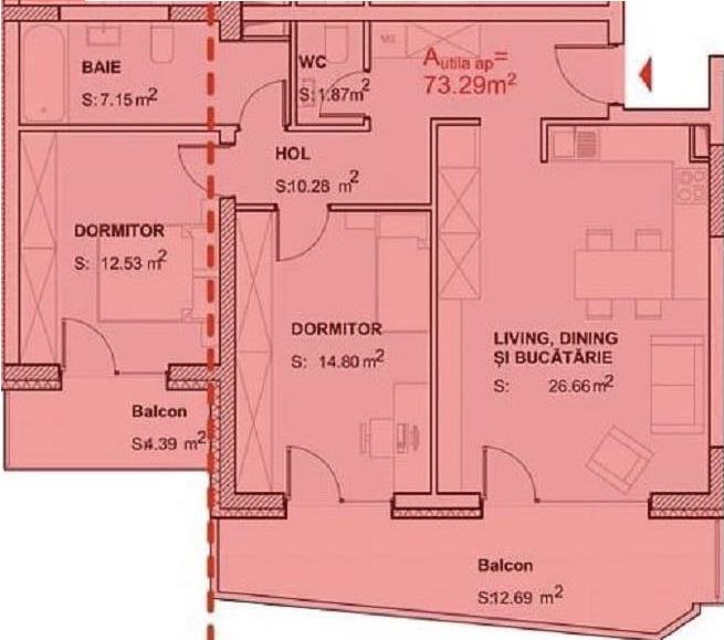 Vanzare apartament 3 camere bloc nou zona Baza Sportiva Gheorgheni, Cluj Napoca
