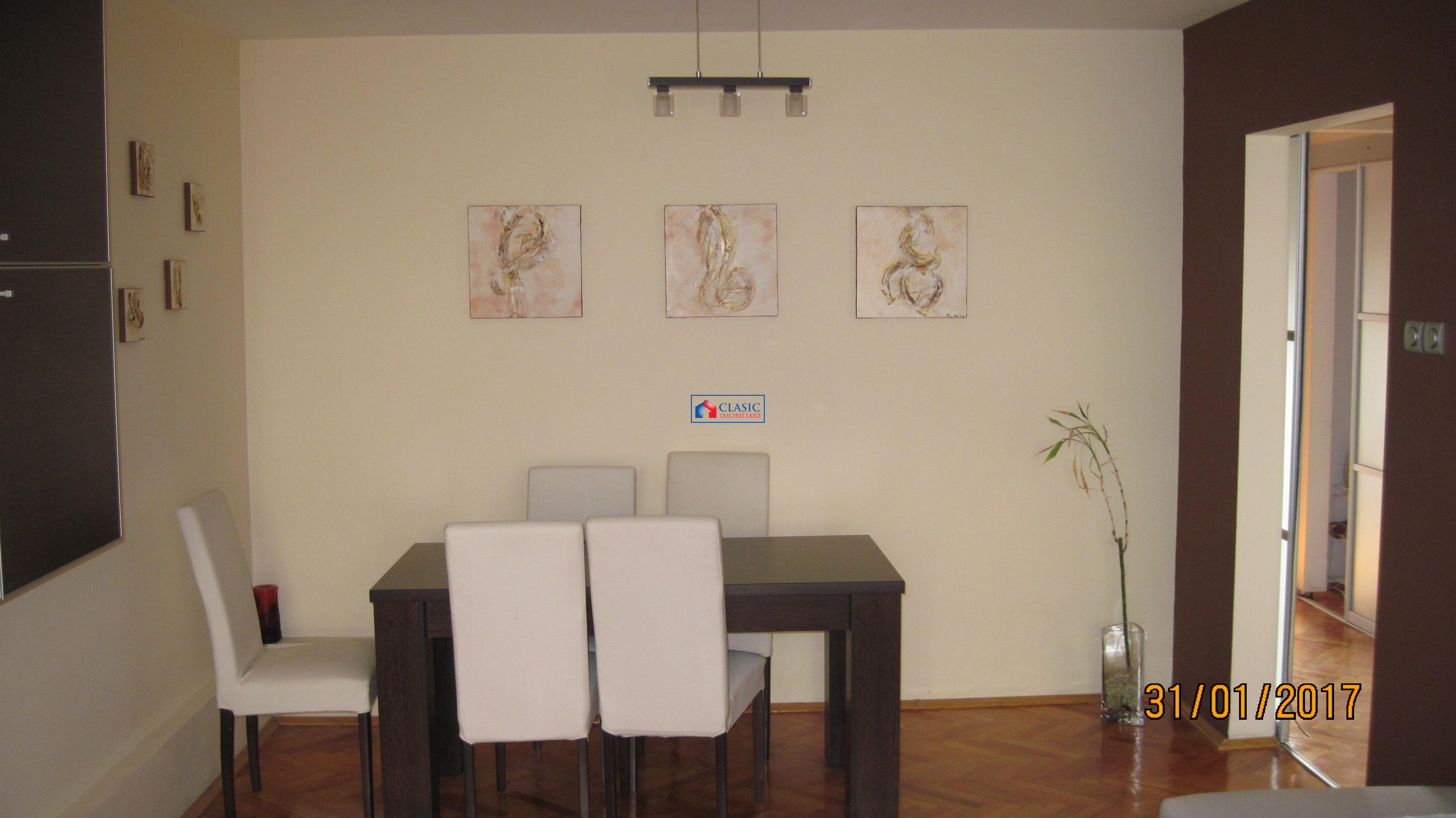 Inchiriere apartament 3 camere decomandate modern in Marasti  str Nirajului, Cluj Napoca