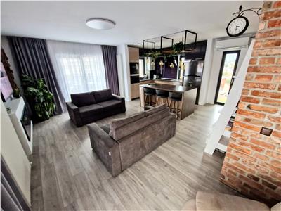 Inchiriere apartament tip penthouse de LUX cu 3 camere, terasa 40 mp in Marasti  zona Parcul Farmec, Cluj Napoca