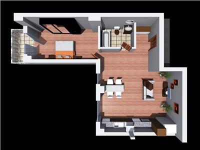 Vanzare apartament 2 camere in Dambul Rotund- Fabrica de Sport